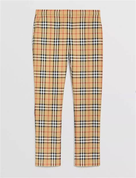 calzoni scozzesi burberry|Designer Trousers & Shorts For Women .